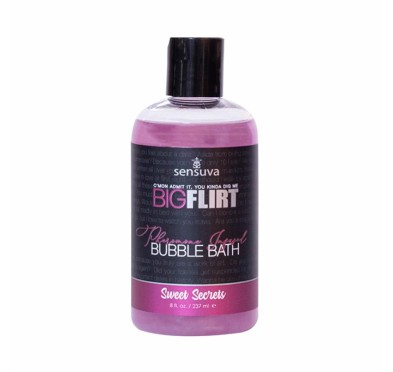 Płyn do kąpieli - Sensuva Big Flirt Pheromone Bubble Bath Sweet Secrets 237 ml